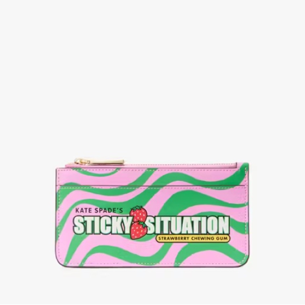 KATE SPADE Bubble Gum Large Slim Card Holder